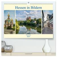 Hessen in Bildern (hochwertiger Premium Wandkalender 2025 DIN A2 quer), Kunstdruck in Hochglanz
