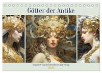 Götter der Antike. Inspiriert von den Bewohnern des Olymp (Tischkalender 2026 DIN A5 quer), CALVENDO Monatskalender