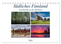 Vorderes Coverbild Südliches Finnland (Tischkalender 2026 DIN A5 quer), CALVENDO Monatskalender