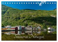 Sommer in Norwegen (Tischkalender 2026 DIN A5 quer), CALVENDO Monatskalender