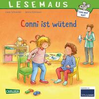 Vorderes Coverbild LESEMAUS 86: Conni ist wütend
