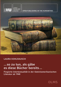 Vorderes Coverbild . . . so zu tun, als gäbe es diese Bücher bereits . . .
