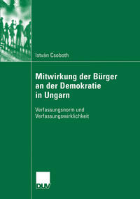 Mitwirkung der Bürger an der Demokratie in Ungarn