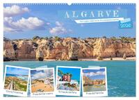 Algarve - Portugals malerische Küstenlandschaften (Wandkalender 2026 DIN A2 quer), CALVENDO Monatskalender