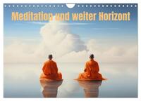 Meditation und weiter Horizont (Wandkalender 2026 DIN A4 quer), CALVENDO Monatskalender