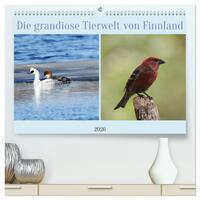 Die grandiose Tierwelt von Finnland (hochwertiger Premium Wandkalender 2026 DIN A2 quer), Kunstdruck in Hochglanz