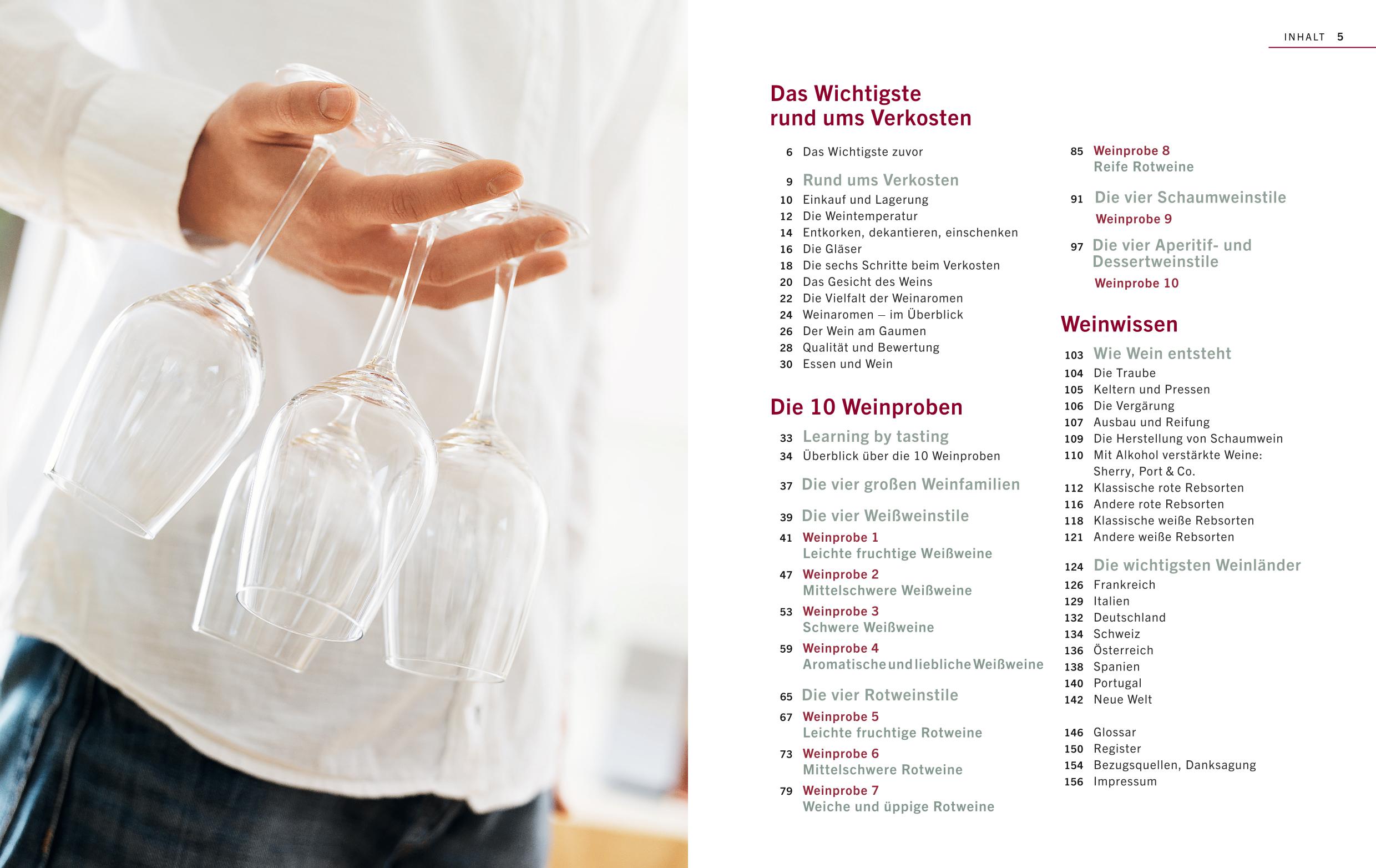 Beispielinhalt (Bild) Mit 10 Weinproben zum Kenner
