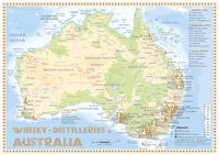Whisky Distilleries Australia - Tasting Map