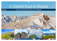 5 Gipfel-Tour in Rauris (Wandkalender 2025 DIN A2 quer), CALVENDO Monatskalender