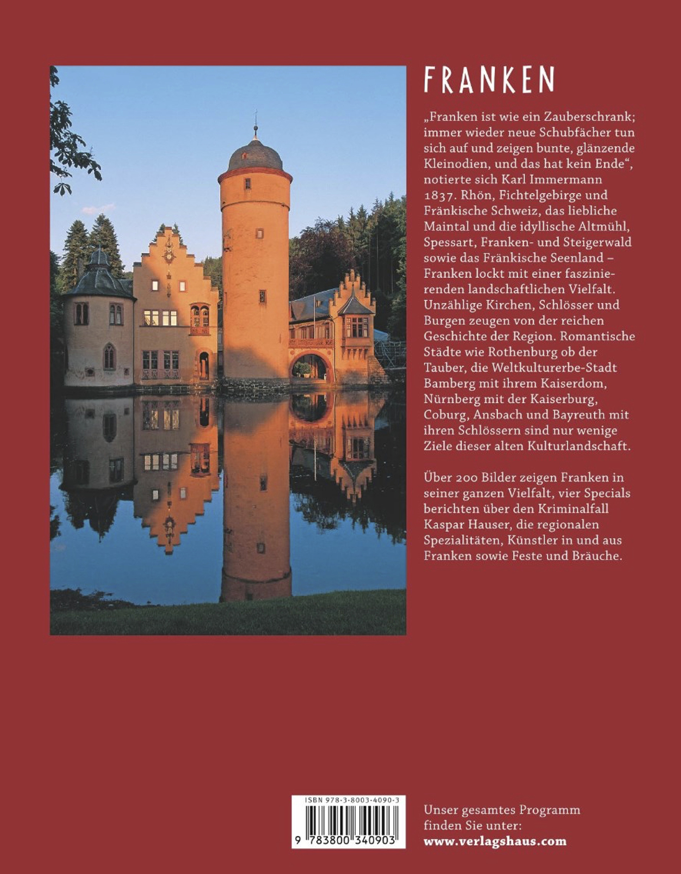 Rückseitencover Reise durch Franken