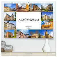 Sondershausen Impressionen (hochwertiger Premium Wandkalender 2026 DIN A2 quer), Kunstdruck in Hochglanz