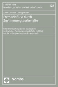 Fremdeinfluss durch Zustimmungsvorbehalte