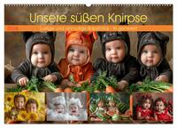 Unsere süßen Knirpse (Wandkalender 2026 DIN A2 quer), CALVENDO Monatskalender