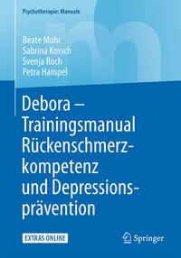 Vorderes Coverbild Debora - Trainingsmanual Rückenschmerzkompetenz und Depressionsprävention