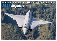 Saab Airpower (Wandkalender 2026 DIN A4 quer), CALVENDO Monatskalender