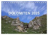 DOLOMITEN 2025 (Tischkalender 2025 DIN A5 quer), CALVENDO Monatskalender