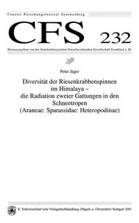 Diversität der Riesenkrabbenspinnen im Himalaya