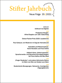 Stifter Jahrbuch. Neue Folge / Stifter Jahrbuch
