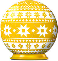 Ravensburger 3D Puzzle-Ball Weihnachtskugel Norweger Muster 11269 – kleine Deko-Kugel aus dreidimensionalen Puzzleteilen - für weihnachtlich gestimmte Erwachsene und Kinder ab 6 Jahren