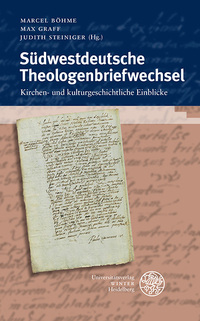 Vorderes Coverbild Südwestdeutsche Theologenbriefwechsel