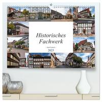 Historisches Fachwerk - Stadt Einbeck (hochwertiger Premium Wandkalender 2025 DIN A2 quer), Kunstdruck in Hochglanz