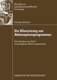 Vorderes Coverbild Die Bilanzierung von Aktienoptionsprogrammen