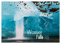 Wasserfälle klein und groß (Tischkalender 2026 DIN A5 quer), CALVENDO Monatskalender