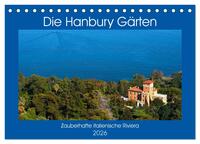 Zauberhafte Riviera - Die Hanbury Gärten (Tischkalender 2026 DIN A5 quer), CALVENDO Monatskalender
