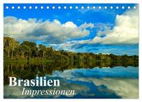 Brasilien. Impressionen (Tischkalender 2026 DIN A5 quer), CALVENDO Monatskalender