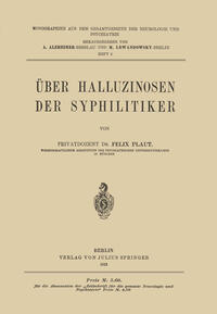 Vorderes Coverbild Über Halluzinosen der Syphilitiker