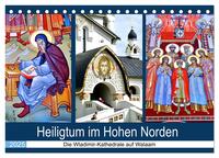 Vorderes Coverbild Heiligtum im Hohen Norden - Die Wladimir-Kathedrale auf Walaam (Tischkalender 2025 DIN A5 quer), CALVENDO Monatskalender
