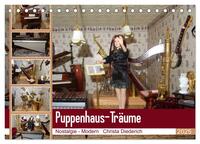 Vorderes Coverbild Puppenhaus-Träume (Tischkalender 2025 DIN A5 quer), CALVENDO Monatskalender