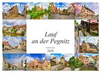 Lauf an der Pegnitz Impressionen (Tischkalender 2026 DIN A5 quer), CALVENDO Monatskalender