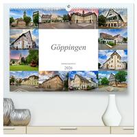 Göppingen Impressionen (hochwertiger Premium Wandkalender 2026 DIN A2 quer), Kunstdruck in Hochglanz