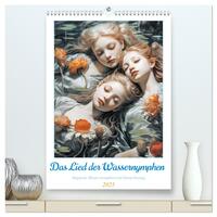 Das Lied der Wassernymphen (hochwertiger Premium Wandkalender 2025 DIN A2 hoch), Kunstdruck in Hochglanz