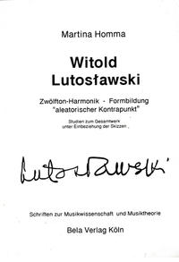 Witold Lutoslawski. Zwölfton-Harmonik, Formbildung "aleatorischer Kontrapunkt"