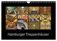 Hamburger Treppenhäuser (Wandkalender 2026 DIN A4 quer), CALVENDO Monatskalender