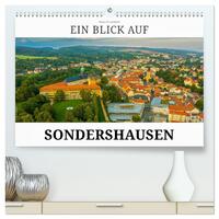 Ein Blick auf Sondershausen (hochwertiger Premium Wandkalender 2025 DIN A2 quer), Kunstdruck in Hochglanz