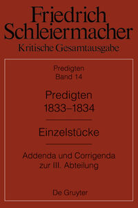 Predigten 1833-1834