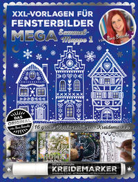 Vorderes Coverbild XXL Vorlagen für Fensterbilder, Mega Sammelmappe 1 von Bine Brändle, Das Orignal