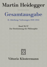 Zur Bestimmung der Philosophie
