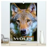 Das Wesen der Wölfe (hochwertiger Premium Wandkalender 2026 DIN A2 hoch), Kunstdruck in Hochglanz