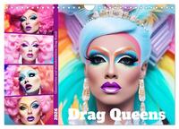Drag Queens. Glamouröse und wunderschöne Drag-Kunst (Wandkalender 2026 DIN A4 quer), CALVENDO Monatskalender