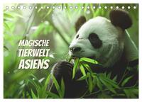 Magische Tierwelt Asiens (Tischkalender 2025 DIN A5 quer), CALVENDO Monatskalender
