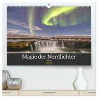 Magie der Nordlichter Islands (hochwertiger Premium Wandkalender 2025 DIN A2 quer), Kunstdruck in Hochglanz