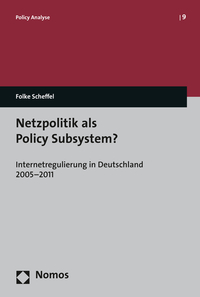 Vorderes Coverbild Netzpolitik als Policy Subsystem?