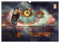 Vorderes Coverbild Steampunks (Wandkalender 2025 DIN A3 quer), CALVENDO Monatskalender