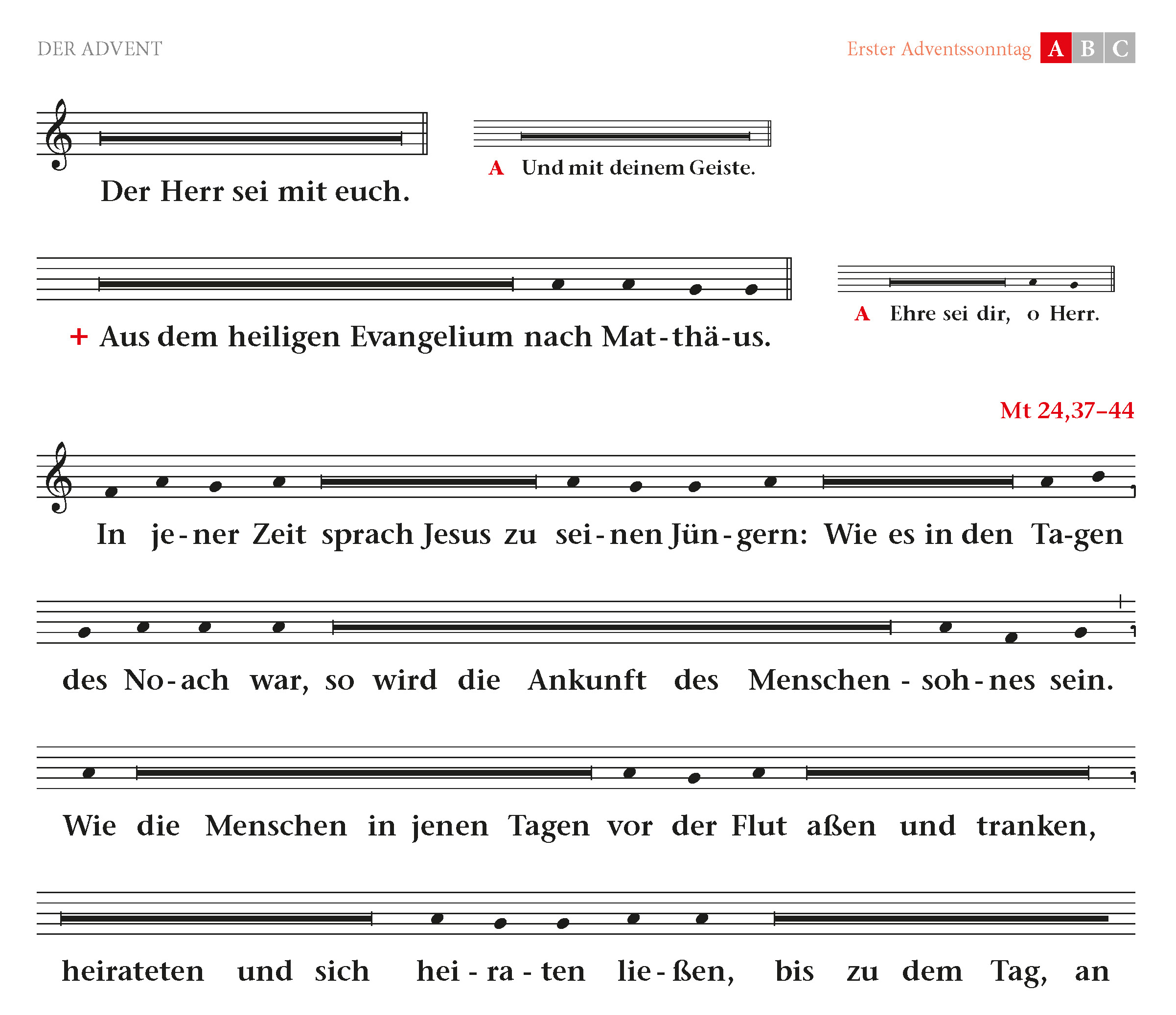 Beispielinhalt (Bild) Euangelion