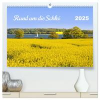 Rund um die Schlei (hochwertiger Premium Wandkalender 2025 DIN A2 quer), Kunstdruck in Hochglanz