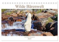 Wilde Bärenwelt (Tischkalender 2025 DIN A5 quer), CALVENDO Monatskalender
